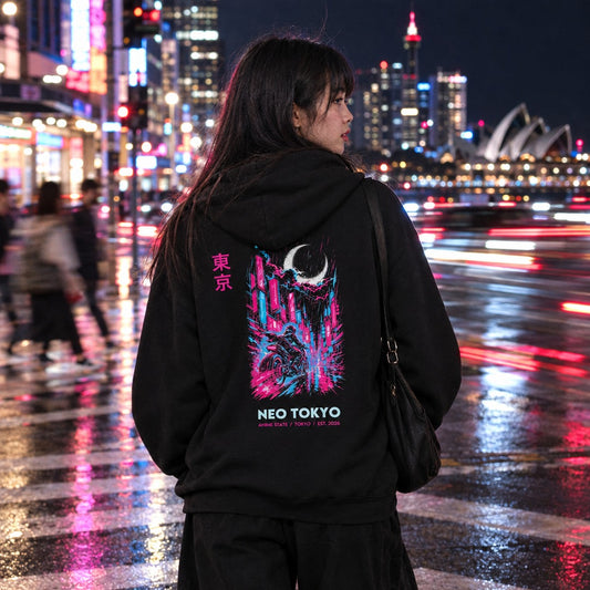 Neo Tokyo Back-Print Hoodie - 02 u01 wearing