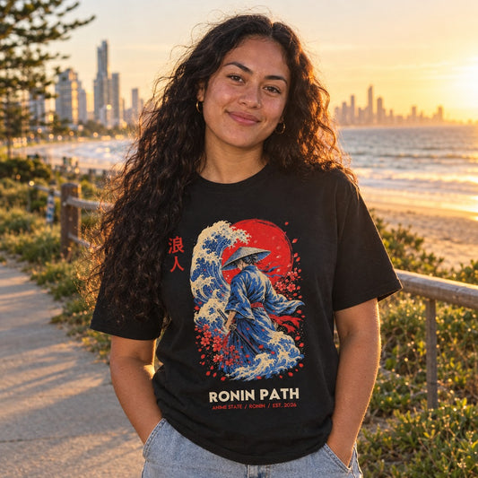 Ronin Path Graphic Tee - 02 u01 wearing