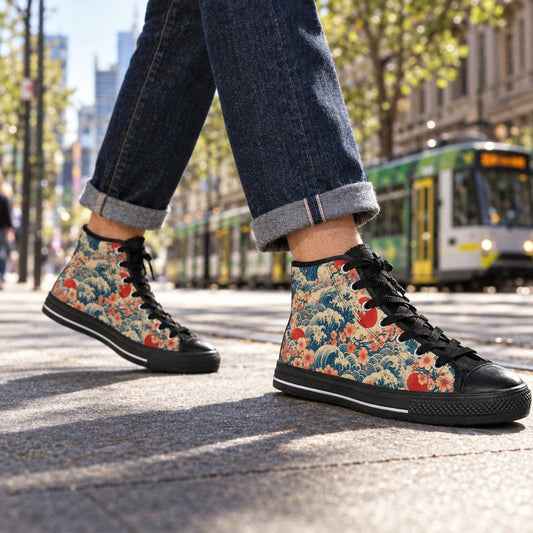 Ronin Wave High-Top Sneakers - 02 u01 wearing