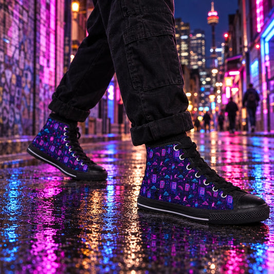 Neo Tokyo High-Top Sneakers - 02 u01 wearing