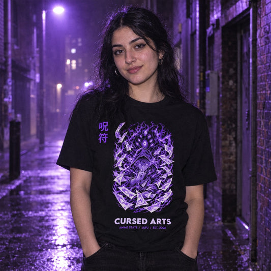 Cursed Arts Graphic Tee - 02 u01 wearing