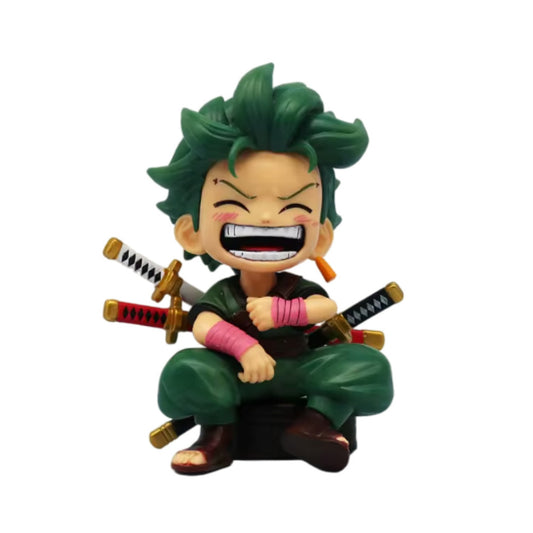 One Piece Chibi Sitting Figure - 04 one piece luffy zoro sitting figure