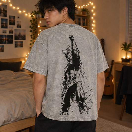 My Hero Academia All Might Washed Tee