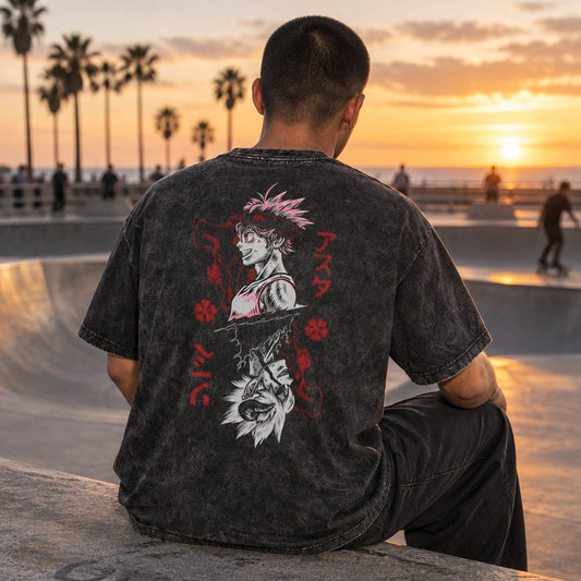 Black Clover Asta Washed Tee
