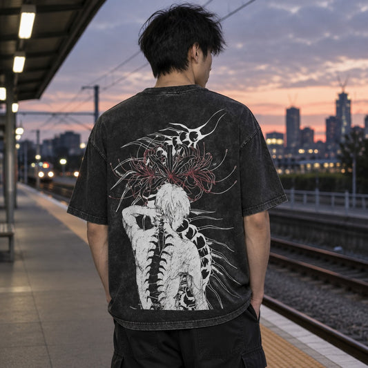 Tokyo Ghoul Kaneki Kagune Washed Tee