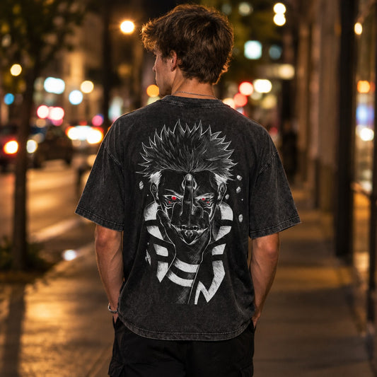 Jujutsu Kaisen Ryomen Sukuna Washed Tee