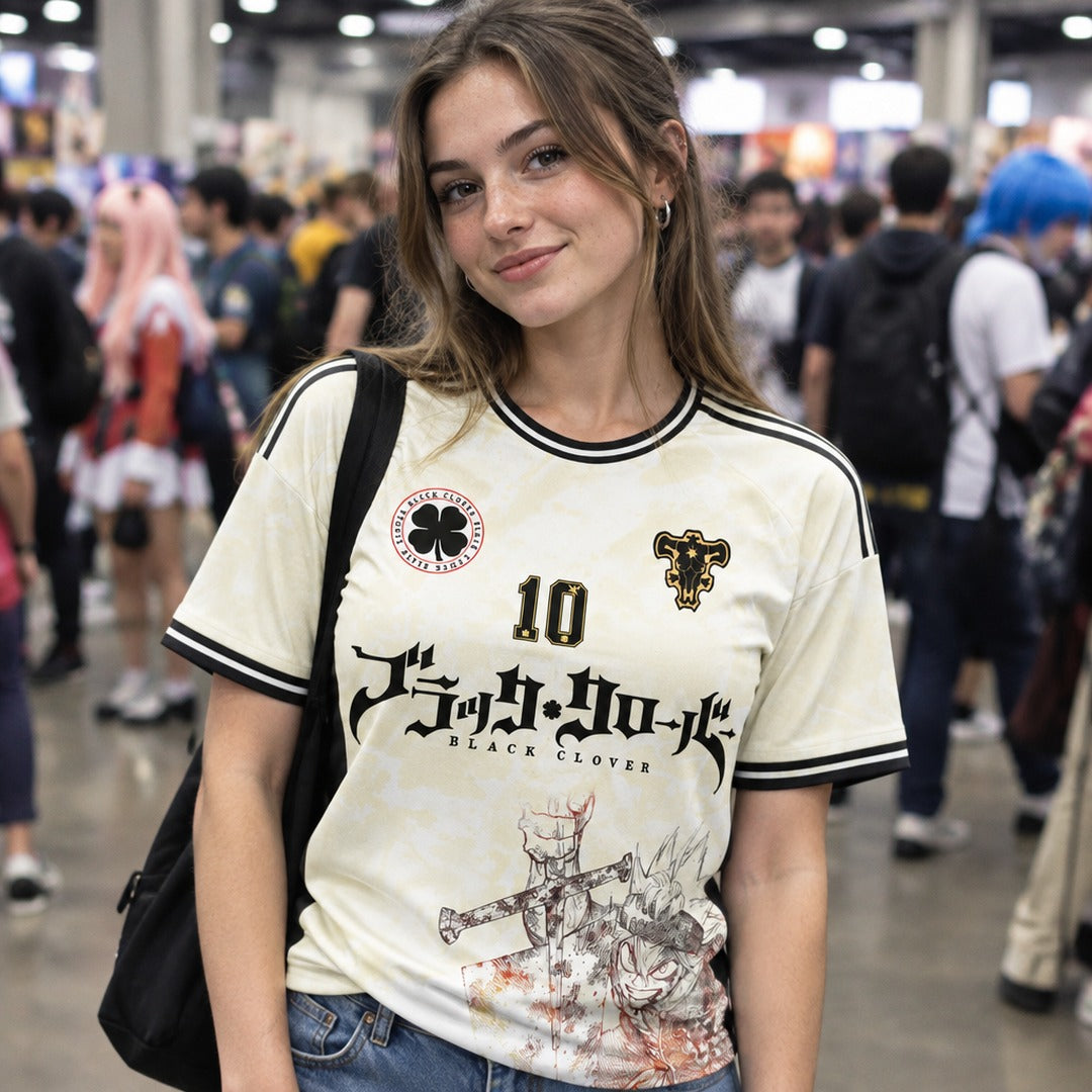 Black Clover Black Bulls Asta 10 Jersey Tee