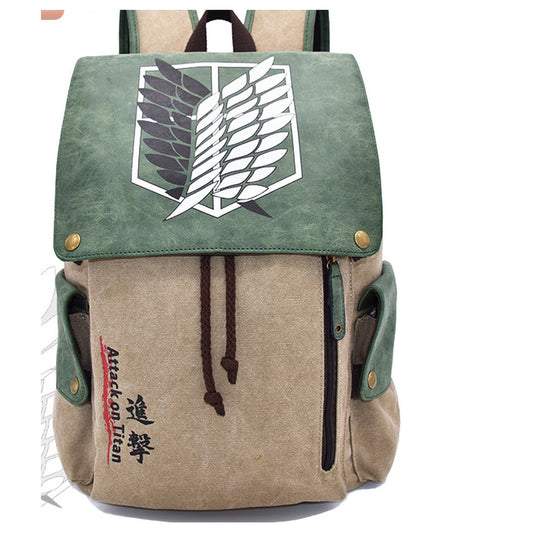 Attack on Titan Survey Corps Canvas Backpack