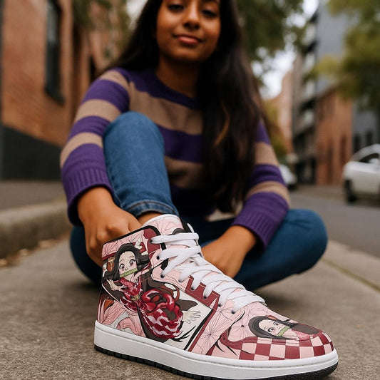 Demon Slayer Nezuko High Top Sneakers
