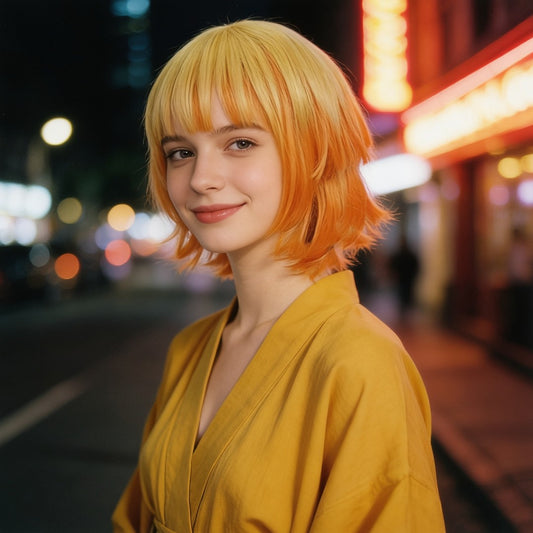 Demon Slayer Zenitsu Cosplay Wig