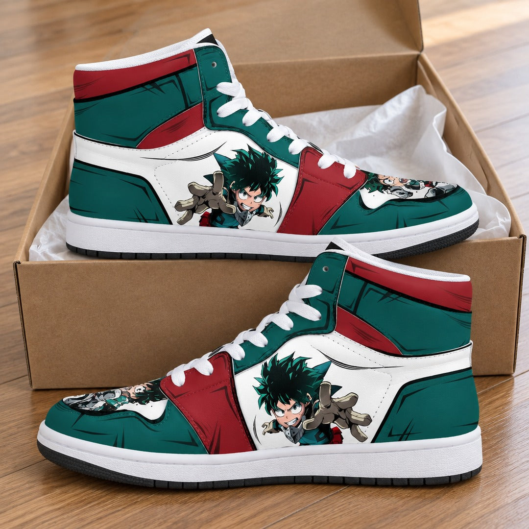 My Hero Academia Deku High Top Sneakers