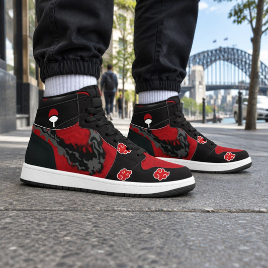 Naruto Akatsuki Cloud High Top Sneakers