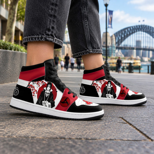 Naruto Itachi Uchiha High Top Sneakers
