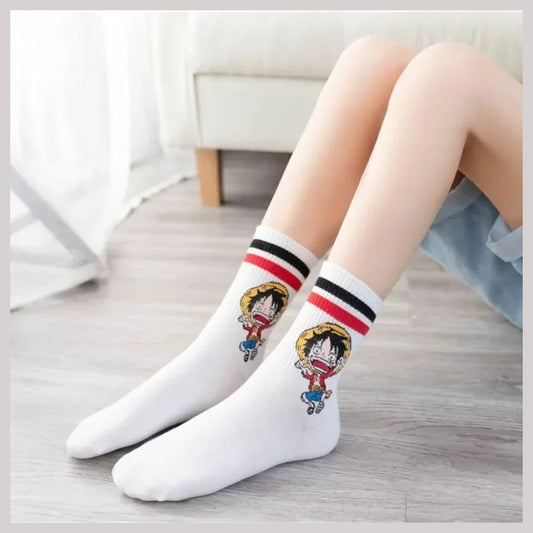 One Piece 5-Pair Crew Socks