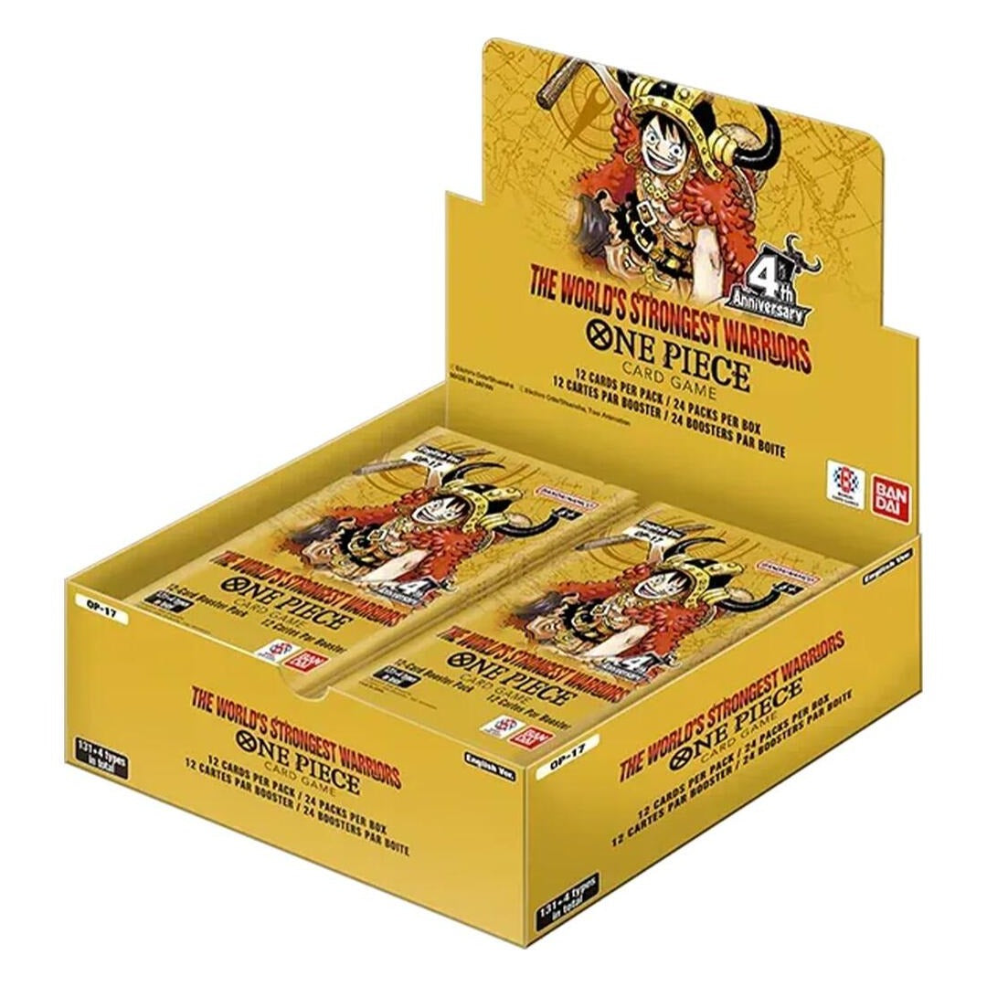 OP17 The World's Strongest Warriors English booster box, factory sealed