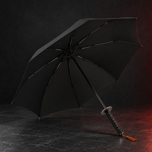 Katana Handle Folding Umbrella - 01 hero