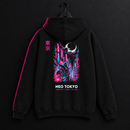 Neo Tokyo Back-Print Hoodie - 01 hero