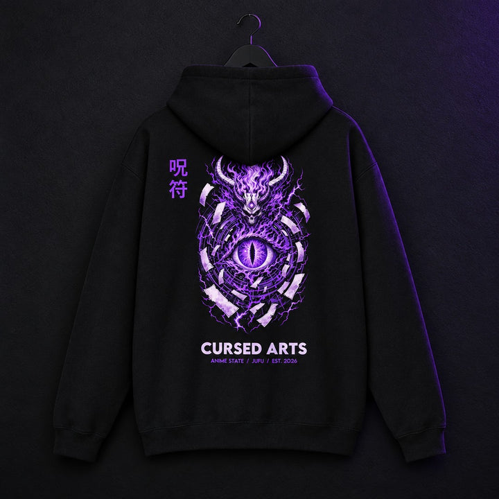 Cursed Arts Back-Print Hoodie - 01 hero