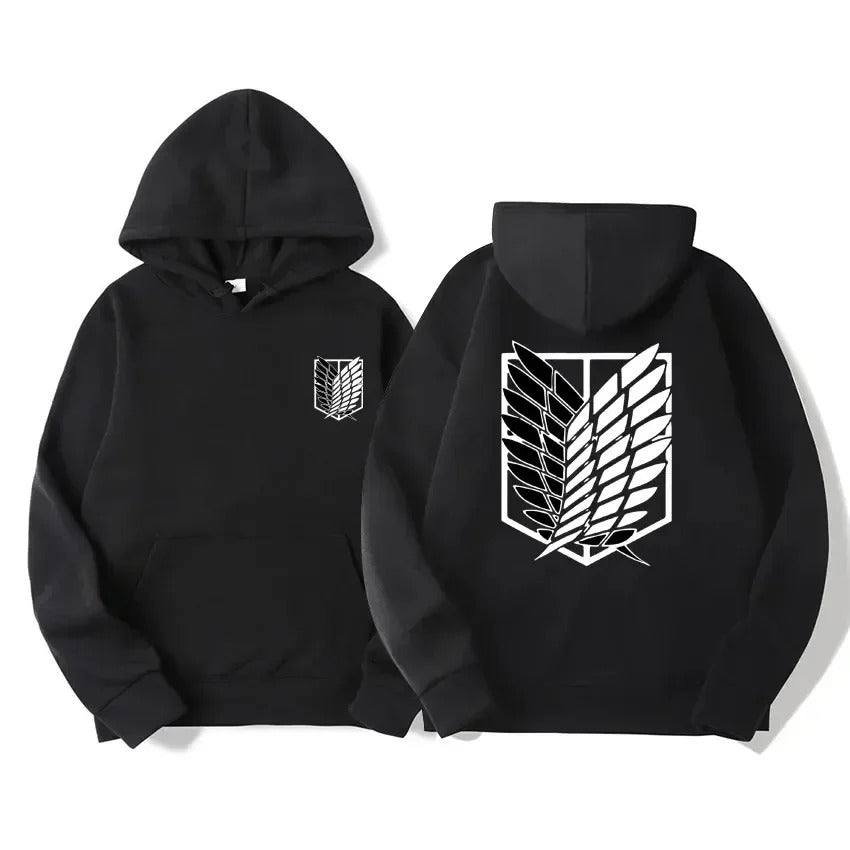 Attack on Titan Print Hoodie - 02 attack on titan hoodie