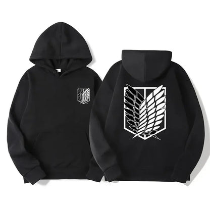 Attack on Titan Print Hoodie - 02 attack on titan hoodie