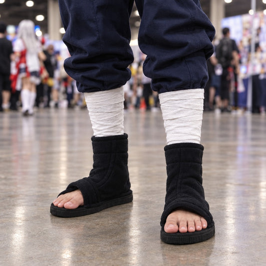 Naruto Hidden Leaf Ninja Shoes - 02 u01 wearing
