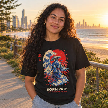 Ronin Path Graphic Tee - 02 u01 wearing