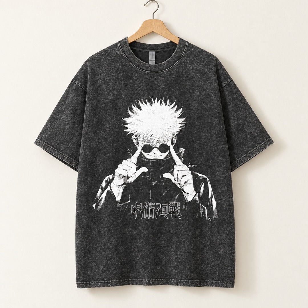 Jujutsu Kaisen Gojo Washed Tee - 03 hero alt