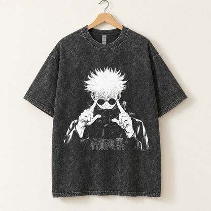 Jujutsu Kaisen Gojo Washed Tee - 03 hero alt