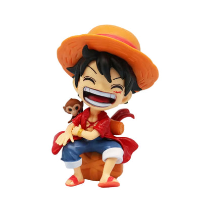One Piece Chibi Sitting Figure - 03 one piece luffy zoro sitting figure
