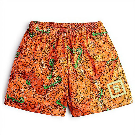 One Piece Devil Fruit Gym Shorts - image 1