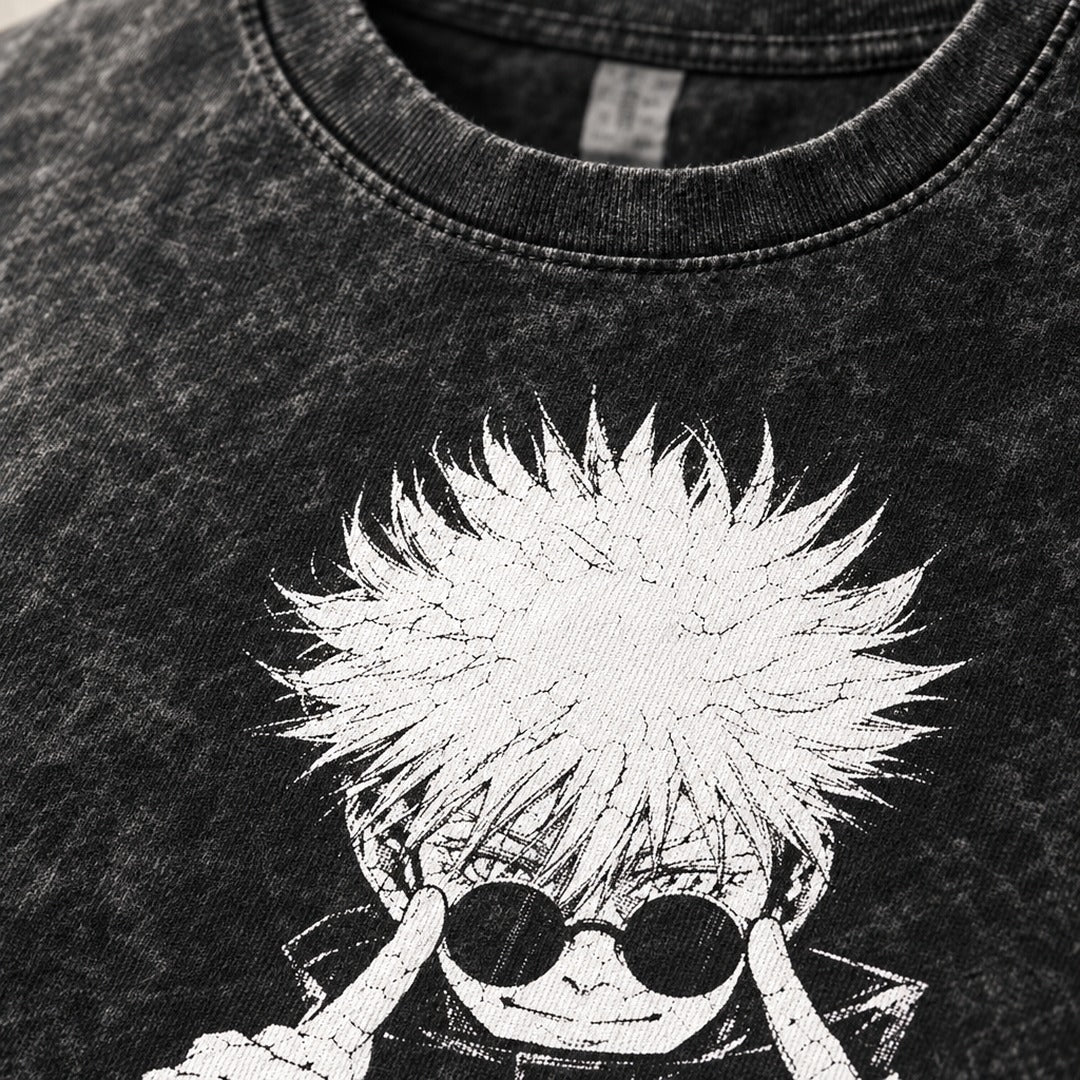 Jujutsu Kaisen Gojo Washed Tee - 05 detail