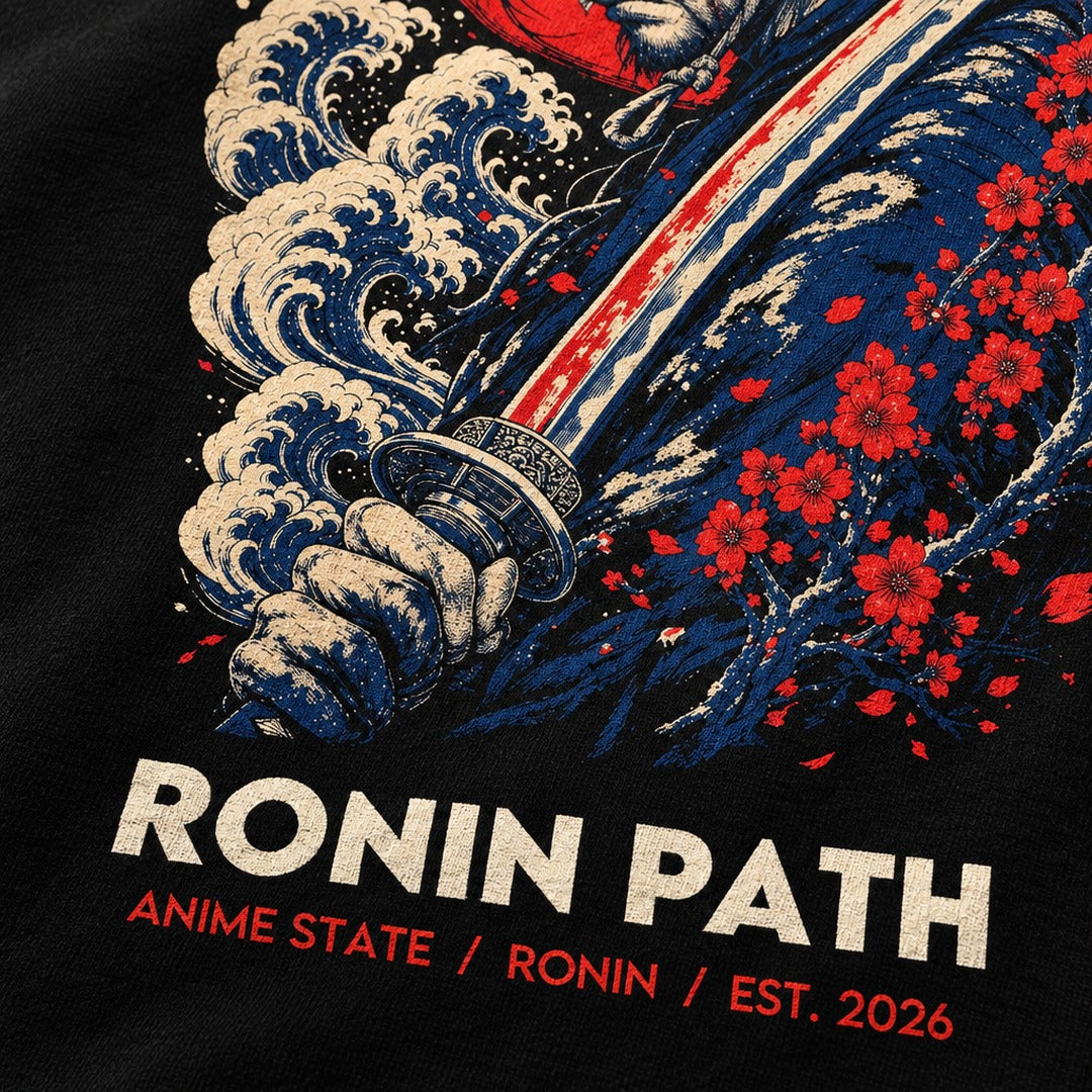 Ronin Path Back-Print Hoodie - 05 detail