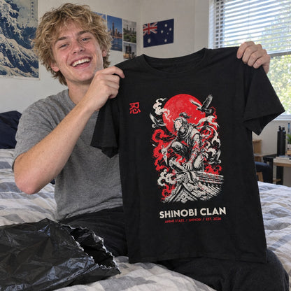 Shinobi Clan Graphic Tee - 06 h01 holding