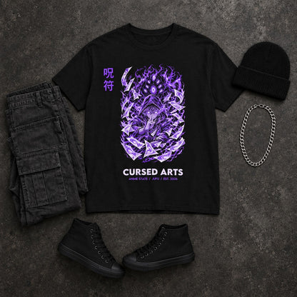 Cursed Arts Graphic Tee - 07 flatlay