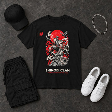 Shinobi Clan Graphic Tee - 09 flatlay