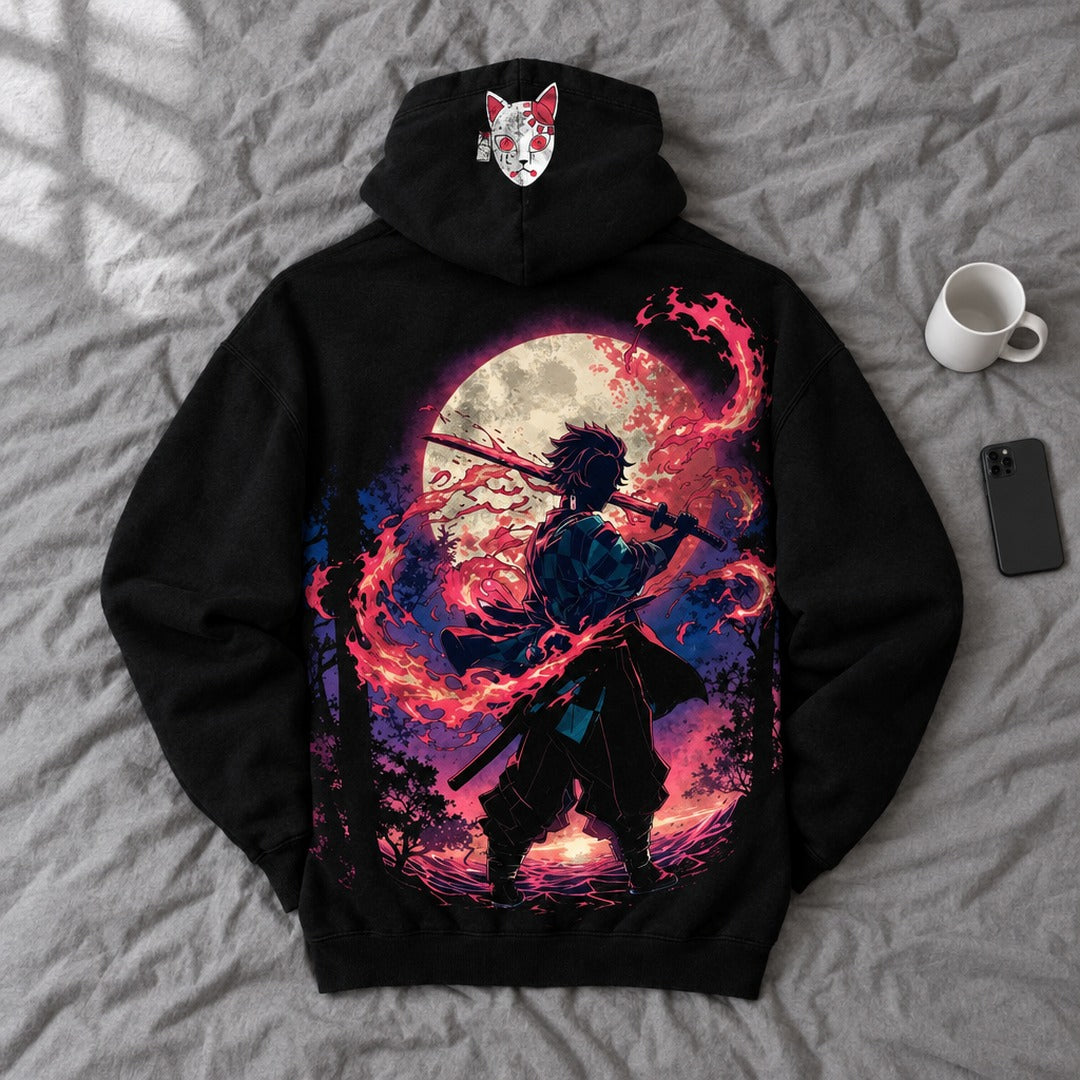 Demon Slayer Tanjiro Hoodie - 11 scale