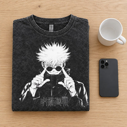 Jujutsu Kaisen Gojo Washed Tee - 11 scale