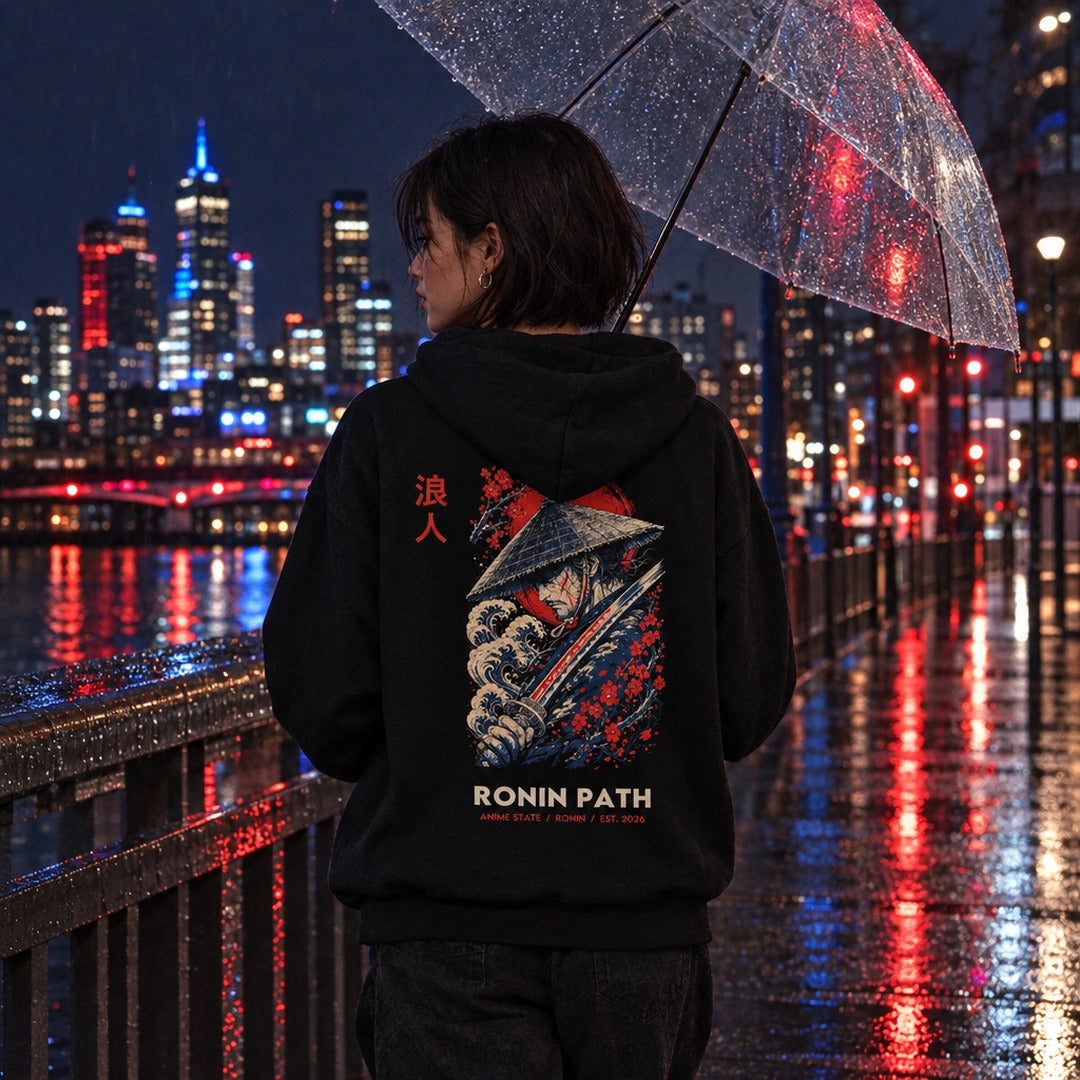 Ronin Path Back-Print Hoodie - 12 lifestyle