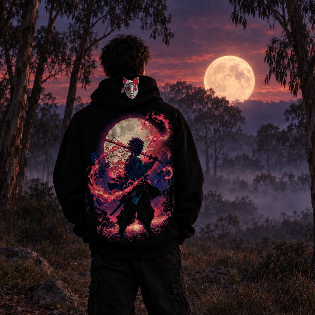 Demon Slayer Tanjiro Hoodie - 12 lifestyle