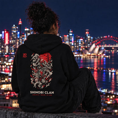 Shinobi Clan Back-Print Hoodie - 12 lifestyle