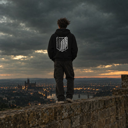 Attack on Titan Survey Corps Hoodie - 12 lifestyle