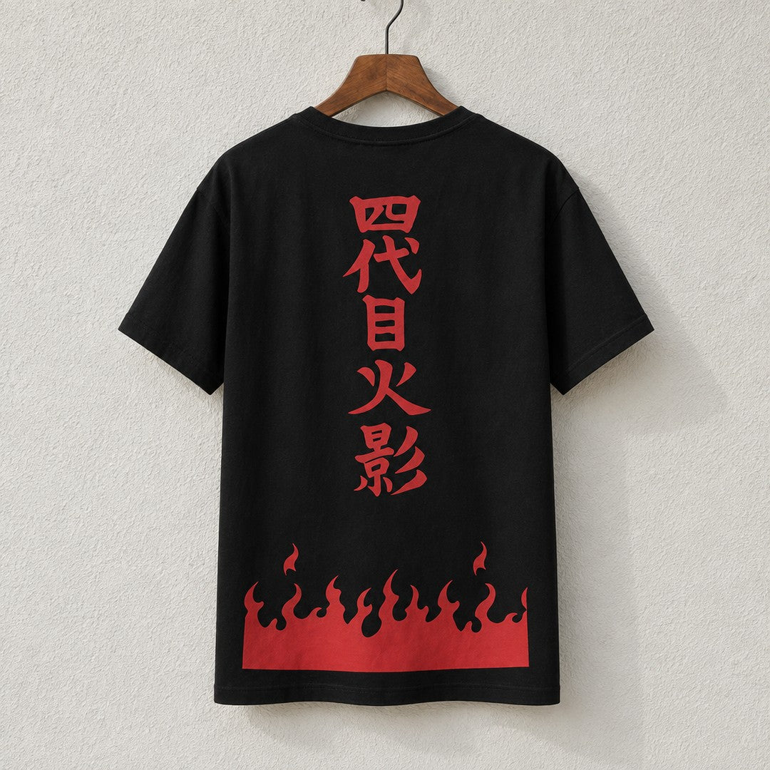 Naruto Fourth Hokage Flame Tee