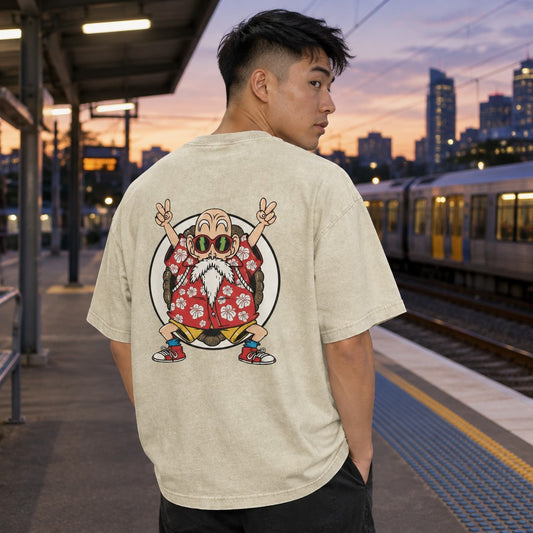 Dragon Ball Master Roshi Washed Tee