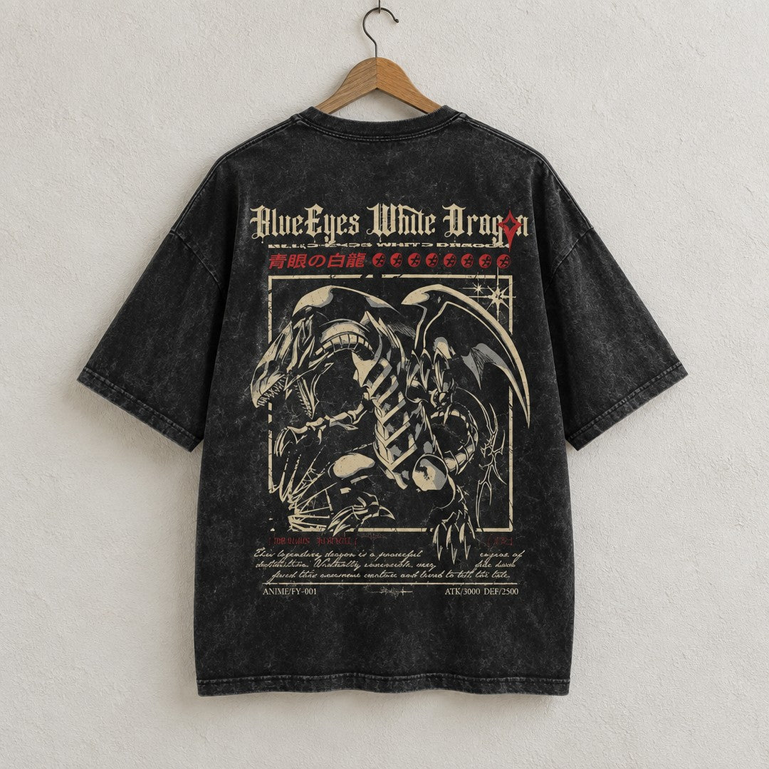 Yu-Gi-Oh! Blue-Eyes White Dragon Back Print Tee
