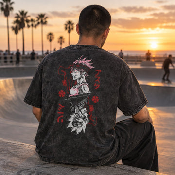 Black Clover Asta Washed Tee