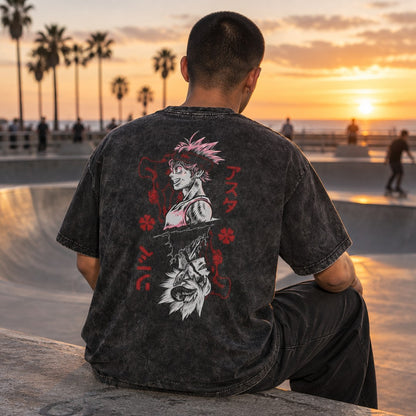 Black Clover Asta Washed Tee