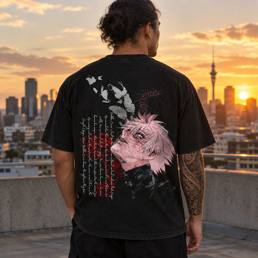 Tokyo Ghoul Kaneki Spider Lily Washed Tee