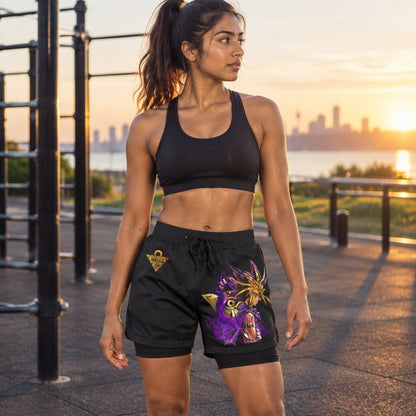 Yu-Gi-Oh! Dark Game 2-in-1 Gym Shorts
