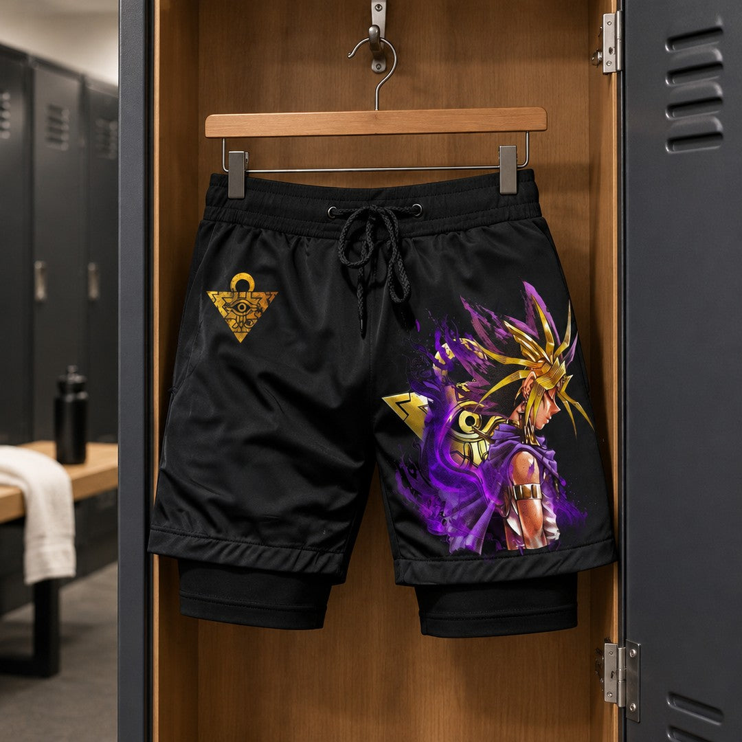 Yu-Gi-Oh! Dark Game 2-in-1 Gym Shorts