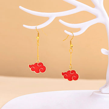 Naruto Akatsuki Cloud Earrings